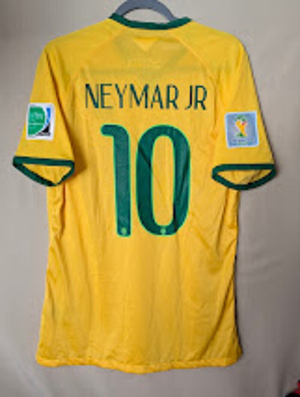 Brazil 2014 Neymar Jr Jersey Mens Large Nike Player Version World Cup